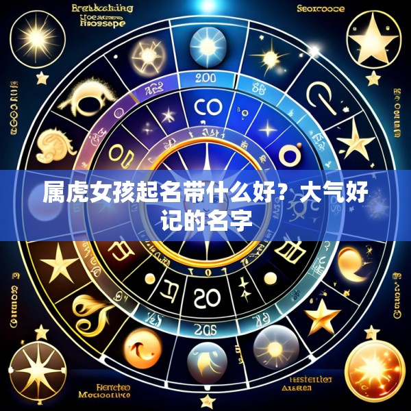 属虎女孩起名带什么好?大气好记的名字
