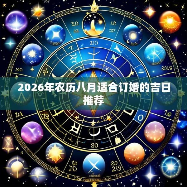 2026年农历八月适合订婚的吉日推荐