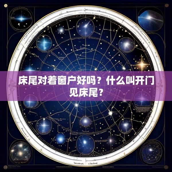 床尾对着窗户好吗？什么叫开门见床尾？