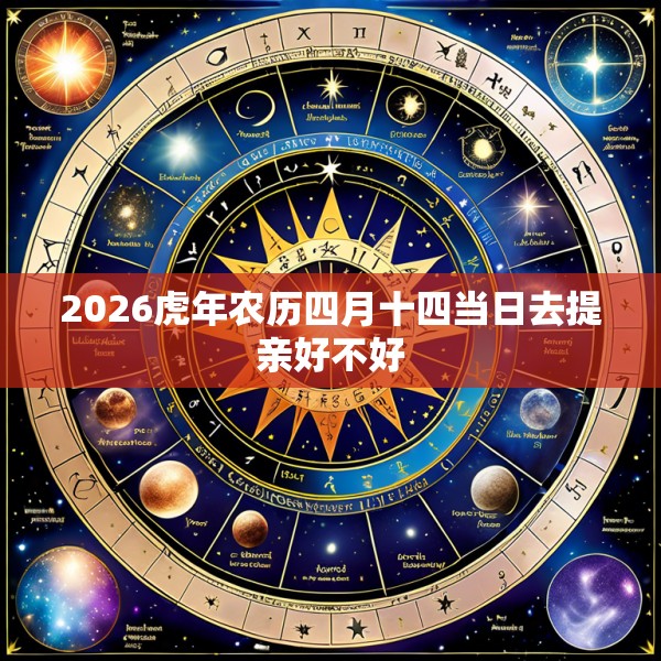 2026虎年农历四月十四当日去提亲好不好