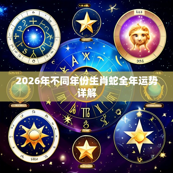 2026年不同年份生肖蛇全年运势详解