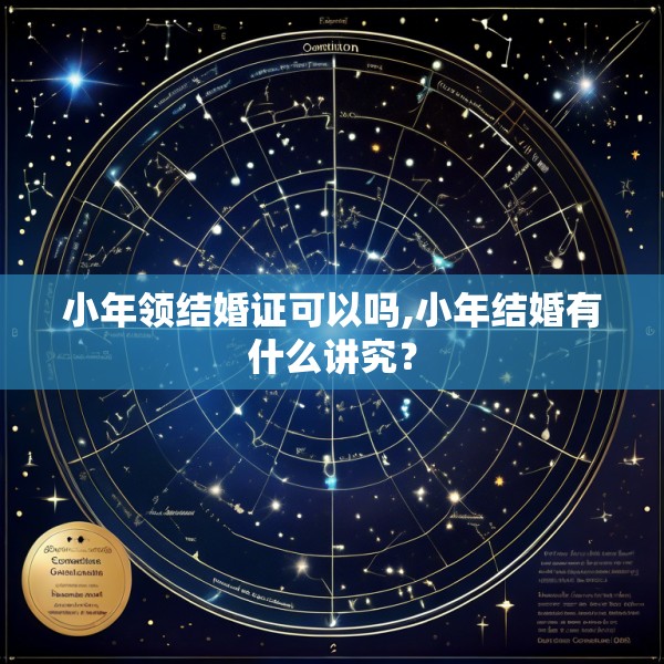 小年领结婚证可以吗,小年结婚有什么讲究？