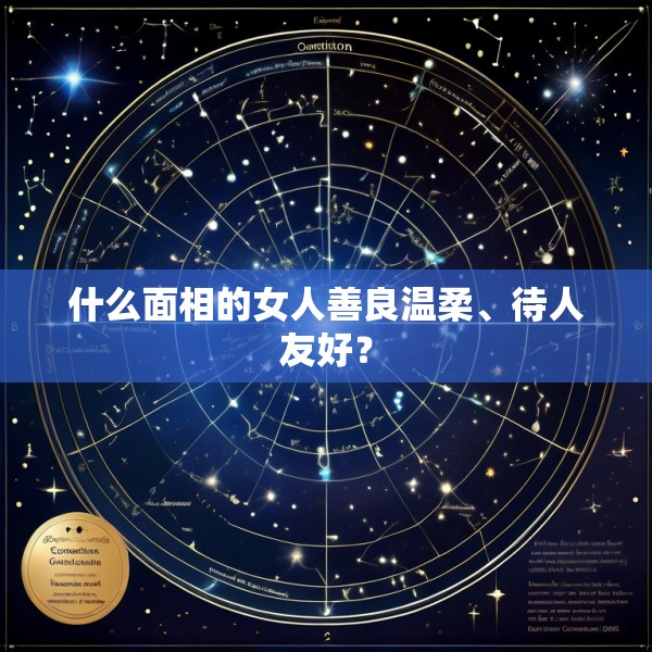 什么面相的女人善良温柔、待人友好？