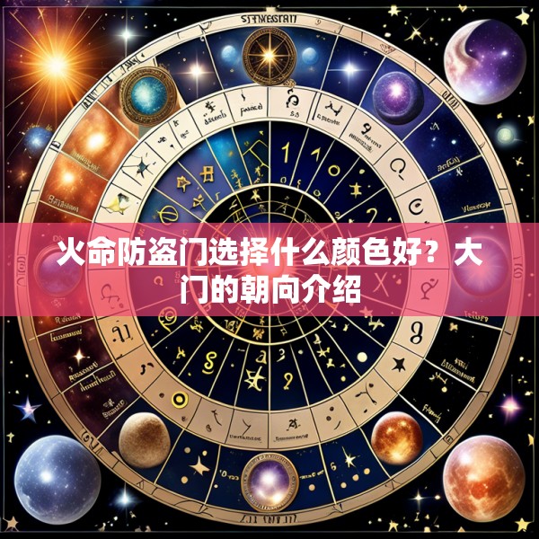 火命防盗门选择什么颜色好?大门的朝向介绍