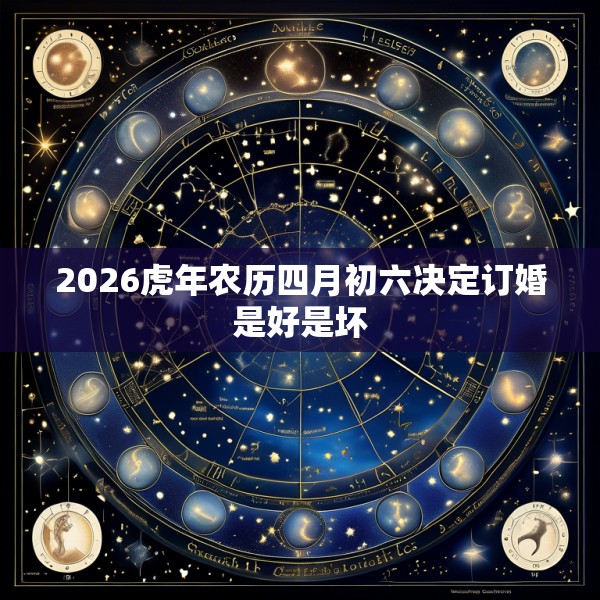 2026虎年农历四月初六决定订婚是好是坏