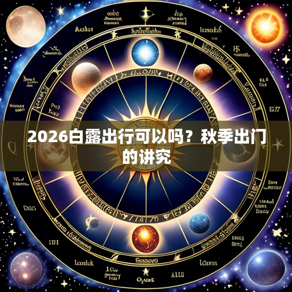 2026白露出行可以吗?秋季出门的讲究