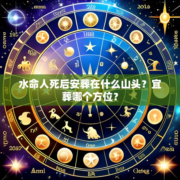 水命人死后安葬在什么山头？宜葬哪个方位？