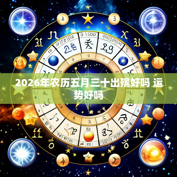 2026年农历五月三十出殡好吗 运势好吗