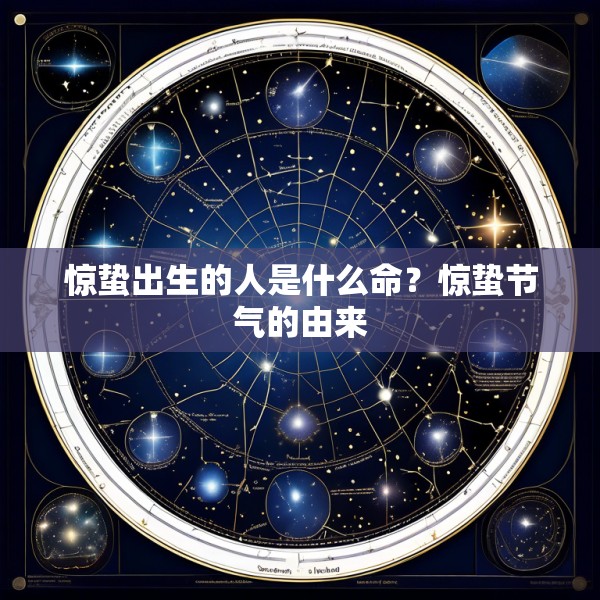 惊蛰出生的人是什么命？惊蛰节气的由来