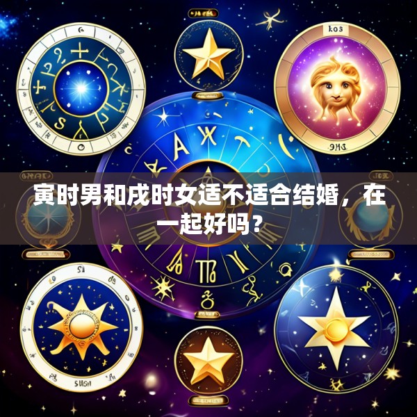 寅时男和戌时女适不适合结婚,在一起好吗?