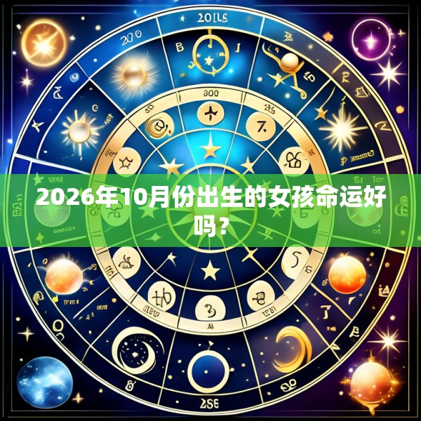 2026年10月份出生的女孩命运好吗?