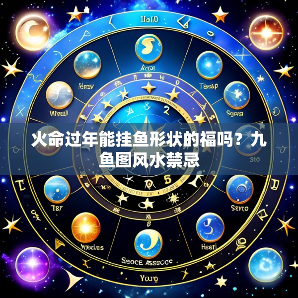 火命过年能挂鱼形状的福吗?九鱼图风水禁忌