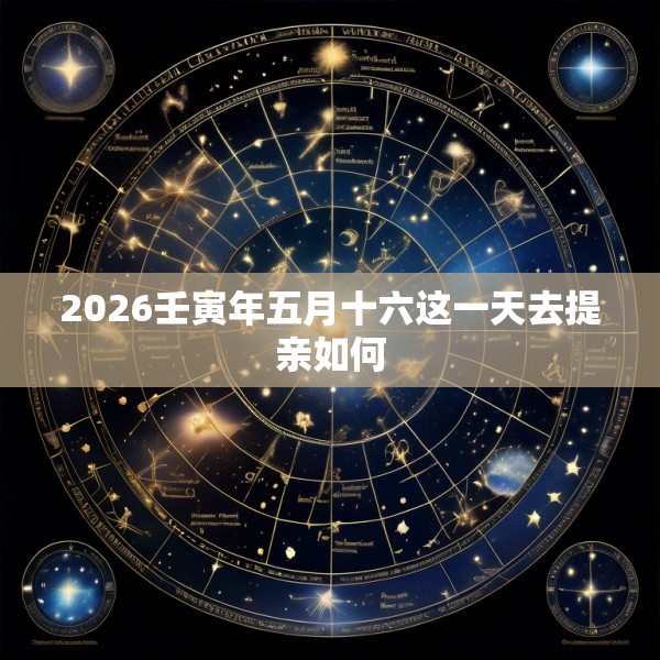 2026壬寅年五月十六这一天去提亲如何