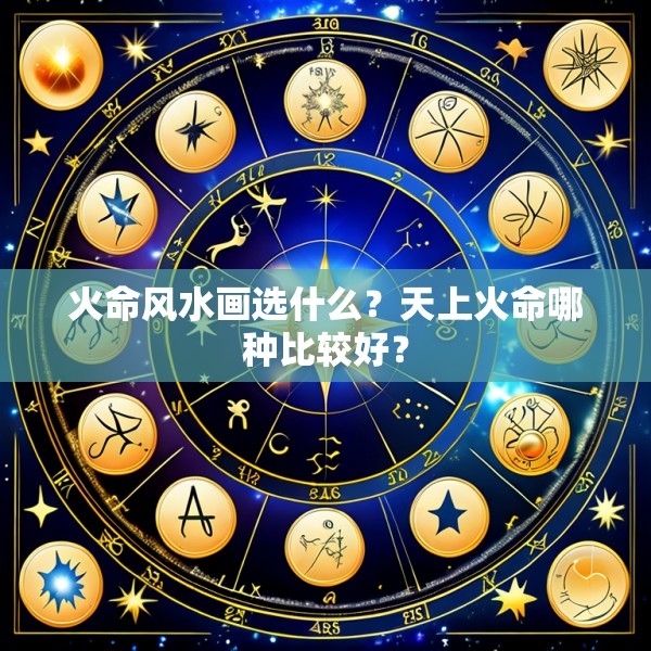 火命风水画选什么？天上火命哪种比较好？