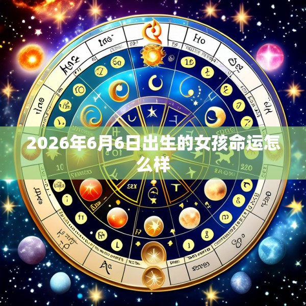 2026年6月6日出生的女孩命运怎么样