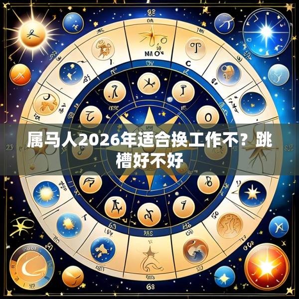 属马人2026年适合换工作不?跳槽好不好