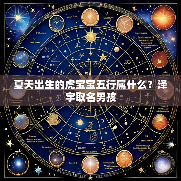 夏天出生的虎宝宝五行属什么?泽字取名男孩