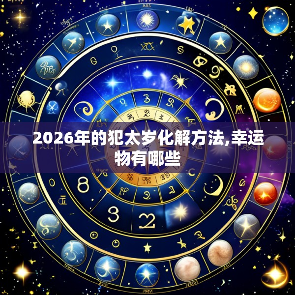2026年的犯太岁化解方法,幸运物有哪些