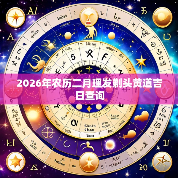 2026年农历二月理发剃头黄道吉日查询