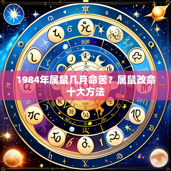 1984年属鼠几月命苦？属鼠改命十大方法