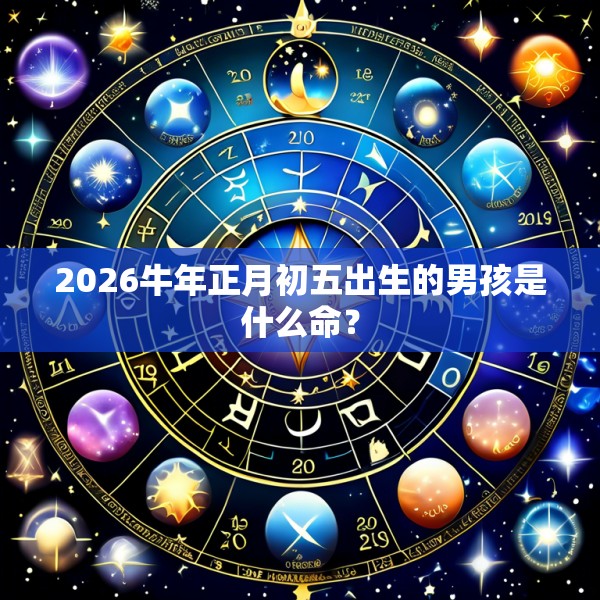 2026牛年正月初五出生的男孩是什么命？