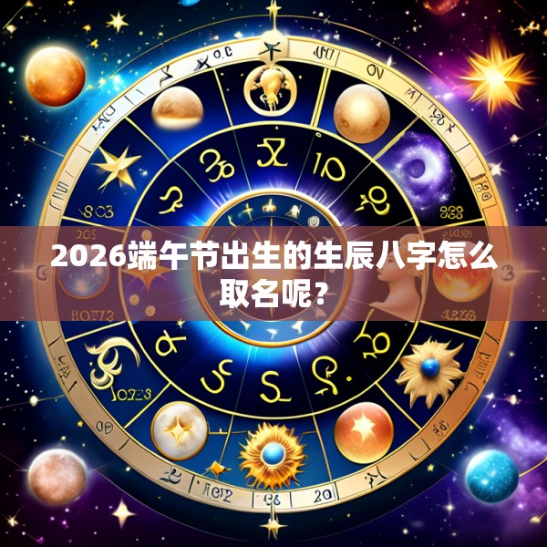 2026端午节出生的生辰八字怎么取名呢？