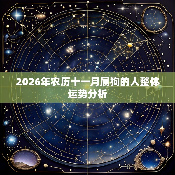 2026年农历十一月属狗的人整体运势分析