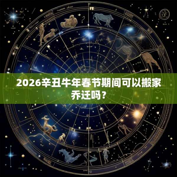 2026辛丑牛年春节期间可以搬家乔迁吗?