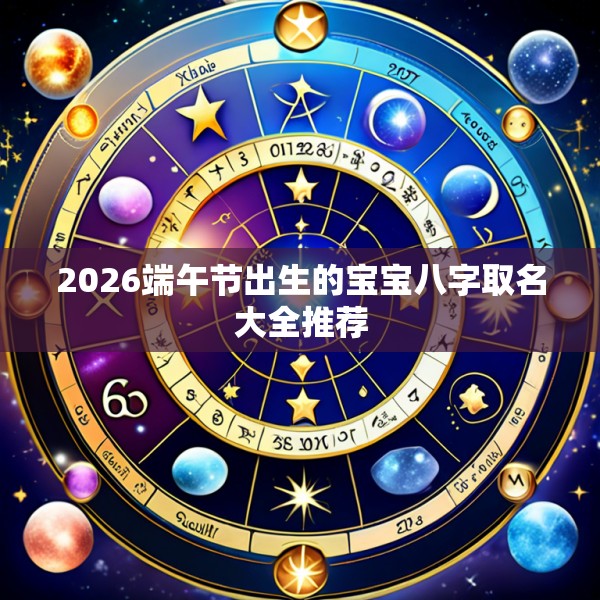 2026端午节出生的宝宝八字取名大全推荐