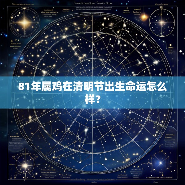 81年属鸡在清明节出生命运怎么样？