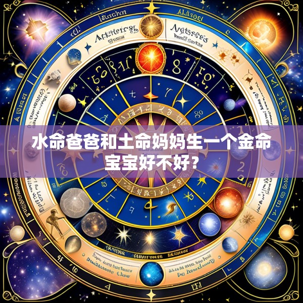 水命爸爸和土命妈妈生一个金命宝宝好不好？