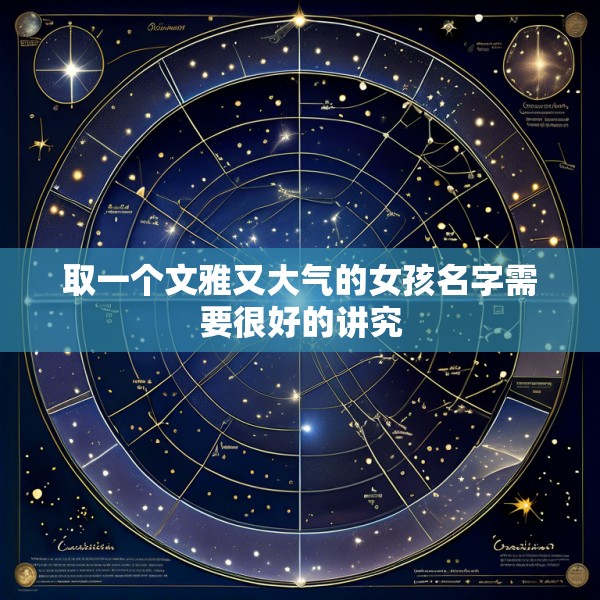 取一个文雅又大气的女孩名字需要很好的讲究