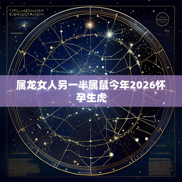 属龙女人另一半属鼠今年2026怀孕生虎
