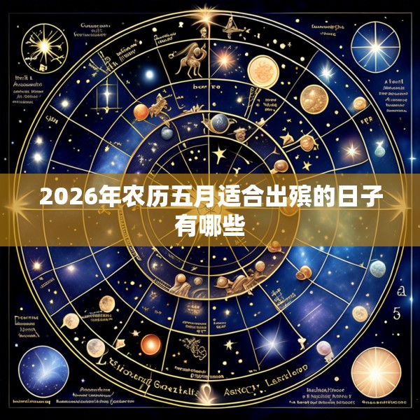 2026年农历五月适合出殡的日子有哪些
