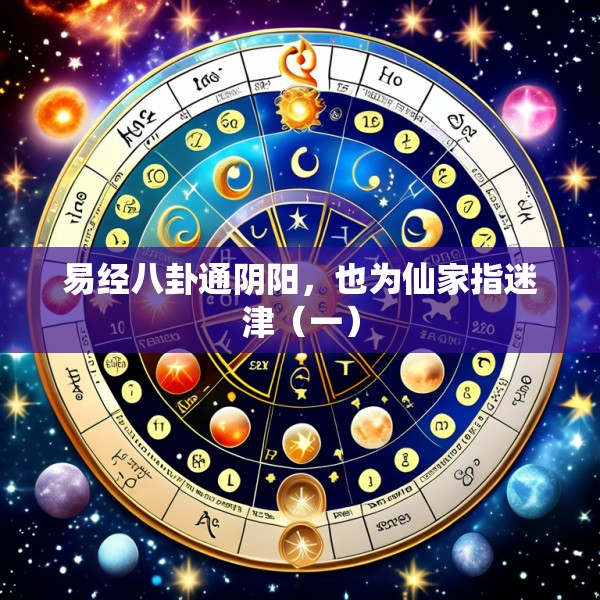 易经八卦通阴阳，也为仙家指迷津（一）