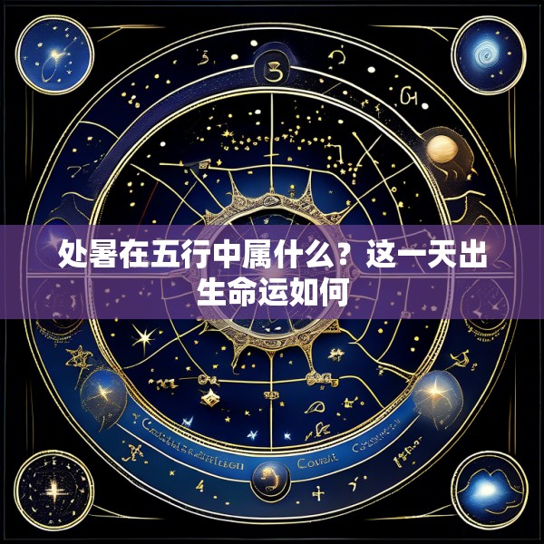 处暑在五行中属什么？这一天出生命运如何