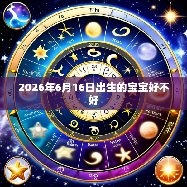 2026年6月16日出生的宝宝好不好