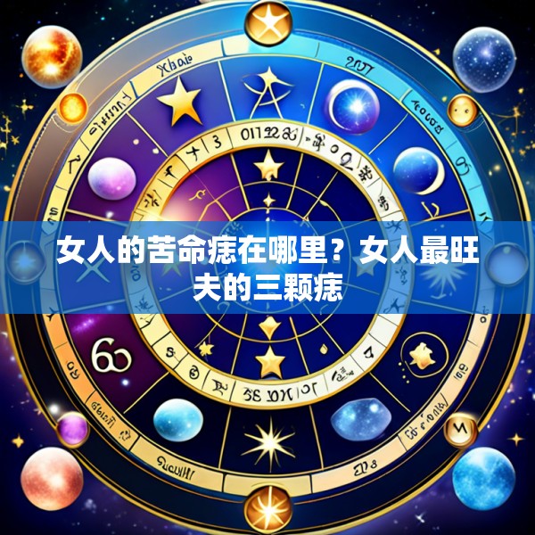 女人的苦命痣在哪里?女人最旺夫的三颗痣