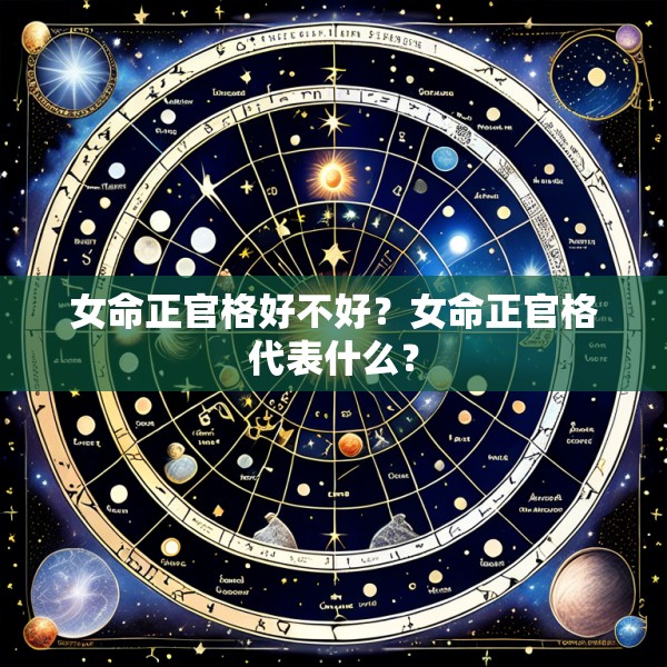 女命正官格好不好？女命正官格代表什么？