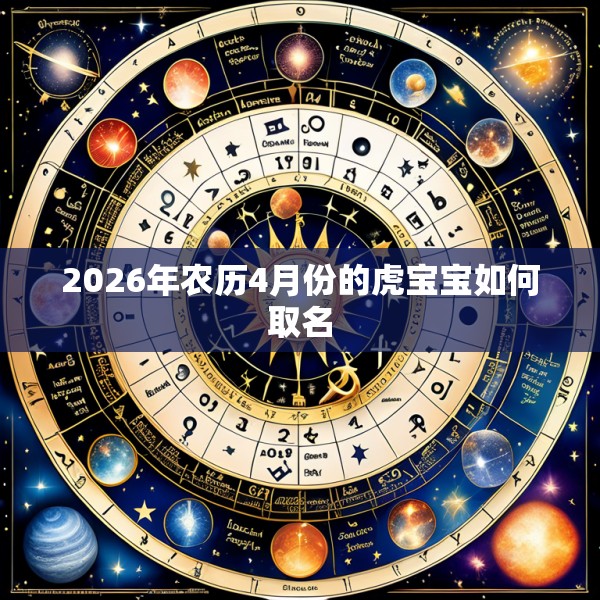 2026年农历4月份的虎宝宝如何取名