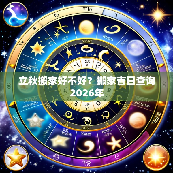 立秋搬家好不好？搬家吉日查询2026年