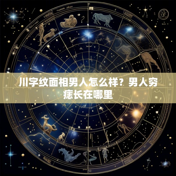 川字纹面相男人怎么样?男人穷痣长在哪里