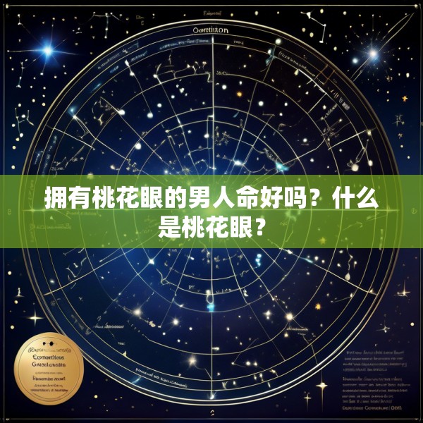 拥有桃花眼的男人命好吗？什么是桃花眼？