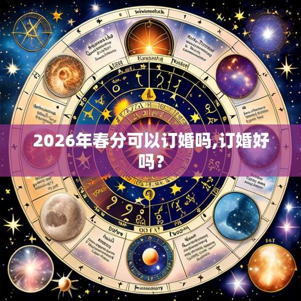 2026年春分可以订婚吗,订婚好吗？