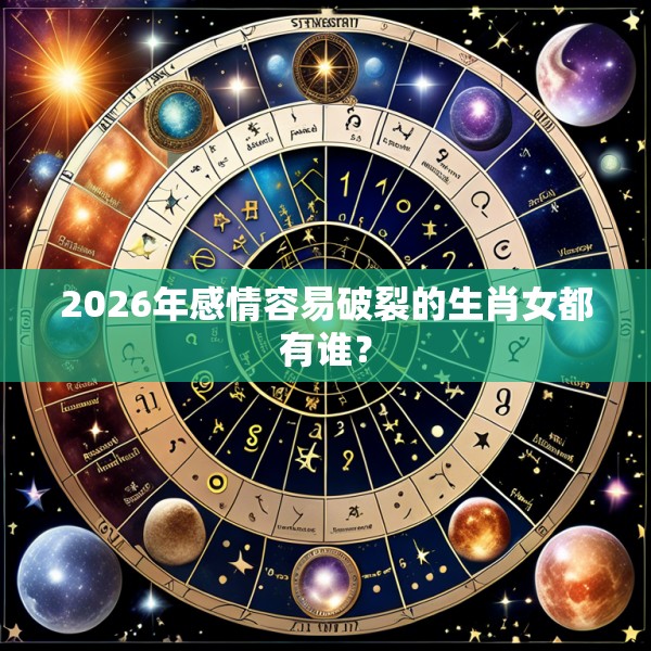 2026年感情容易破裂的生肖女都有谁？