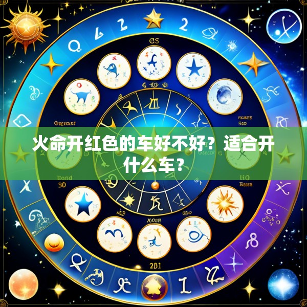 火命开红色的车好不好？适合开什么车？
