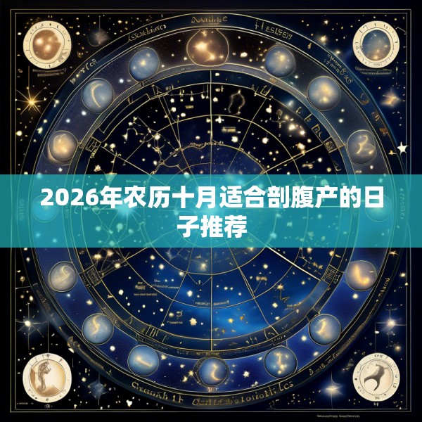2026年农历十月适合剖腹产的日子推荐