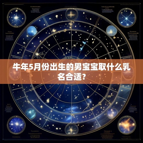 牛年5月份出生的男宝宝取什么乳名合适?