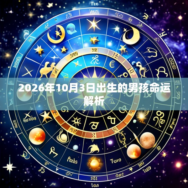 2026年10月3日出生的男孩命运解析