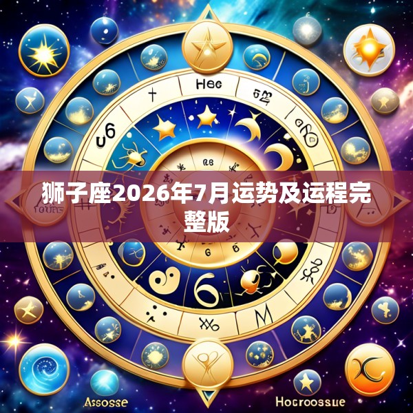 狮子座2026年7月运势及运程完整版